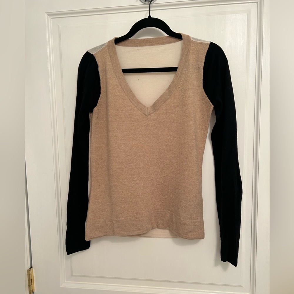 Ann Taylor Tri Color Cashmere sweater